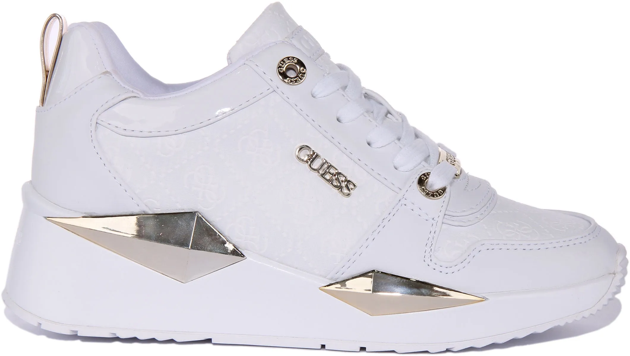 Guess Tallyn Trainer In White For Women