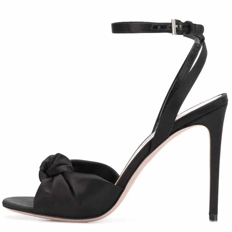 High Heels Fashion Women's Shoes Knot Buckle Sandals