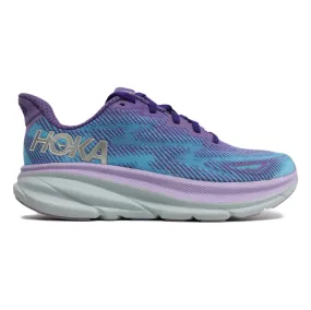 Hoka Womens Trainers Clifton 9 Casual Lace-Up Low-Top Textile - UK 5.5