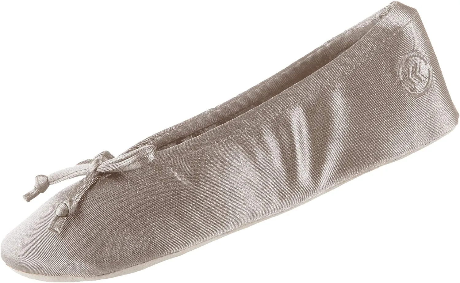 Isotoner Women's Classic Satin Ballerina Slipper