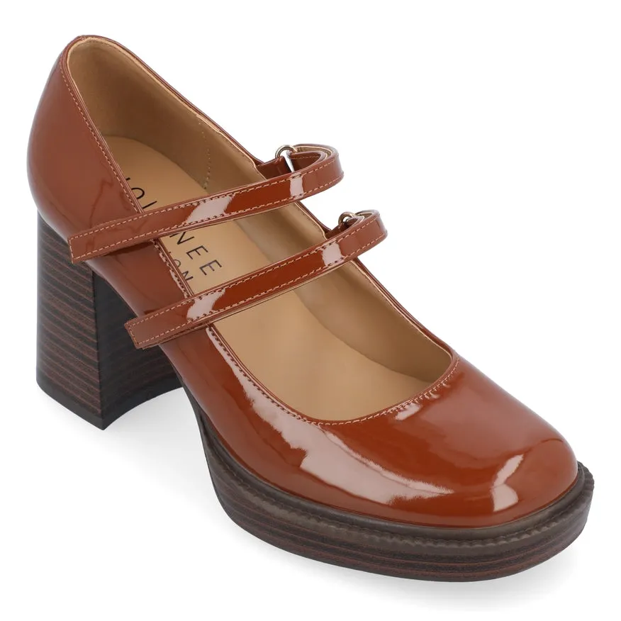 Journee Collection Women's Tru Comfort Foam™ Shasta Pumps Cognac