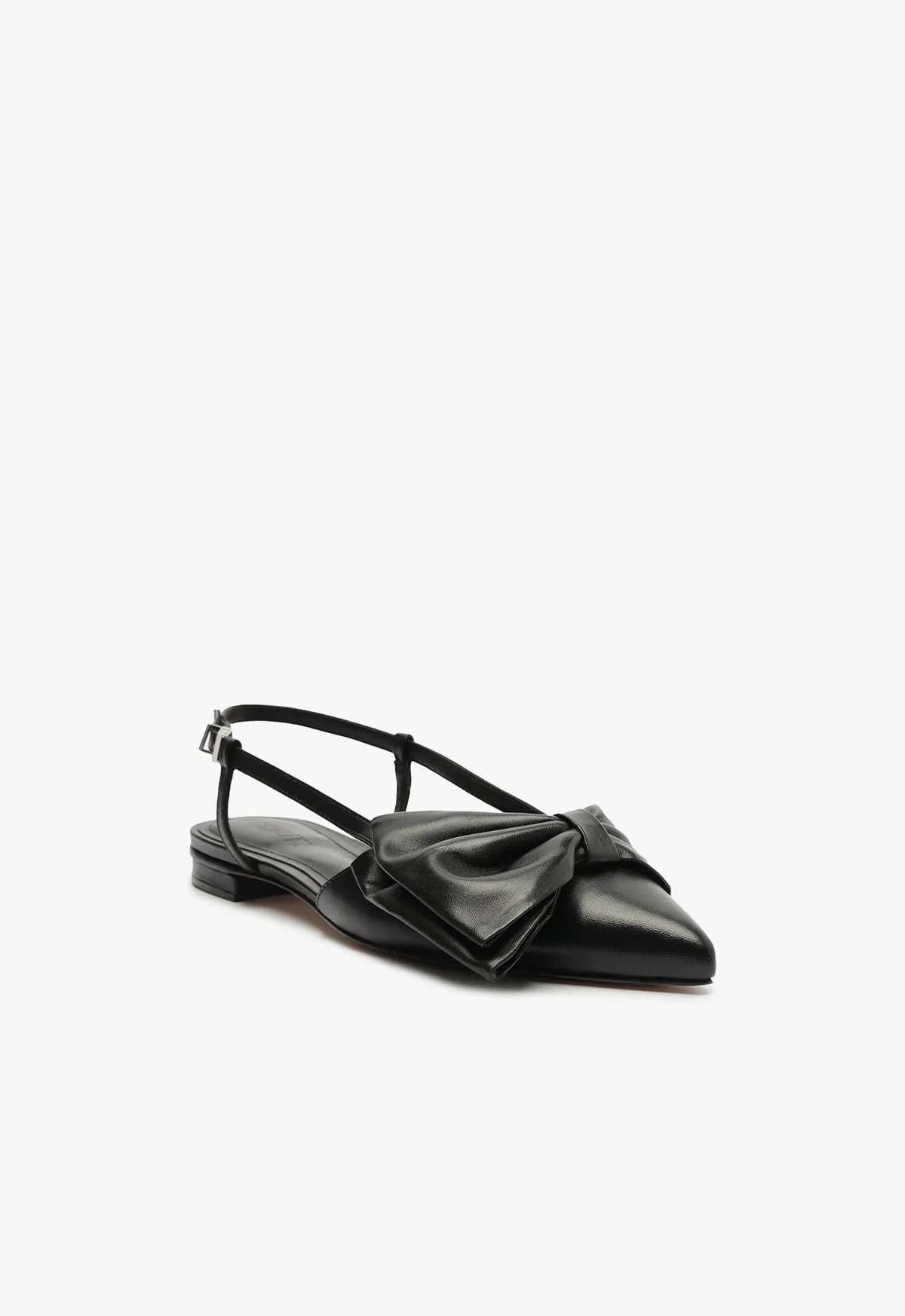 Judy Flat Leather Pump