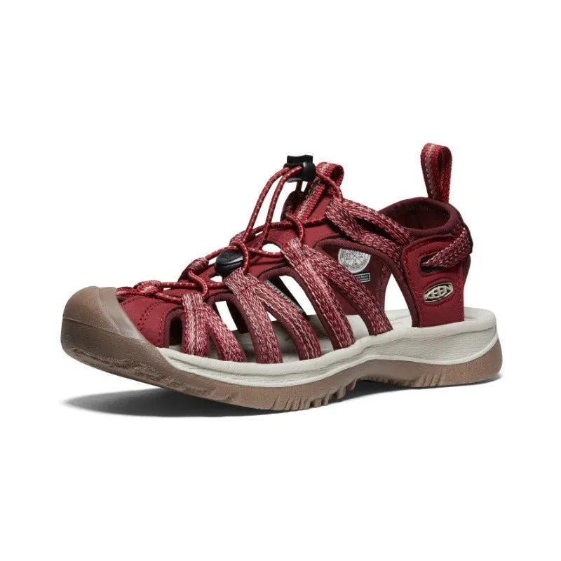 Keen Whisper Women's Walking Sandals - Red Dahila