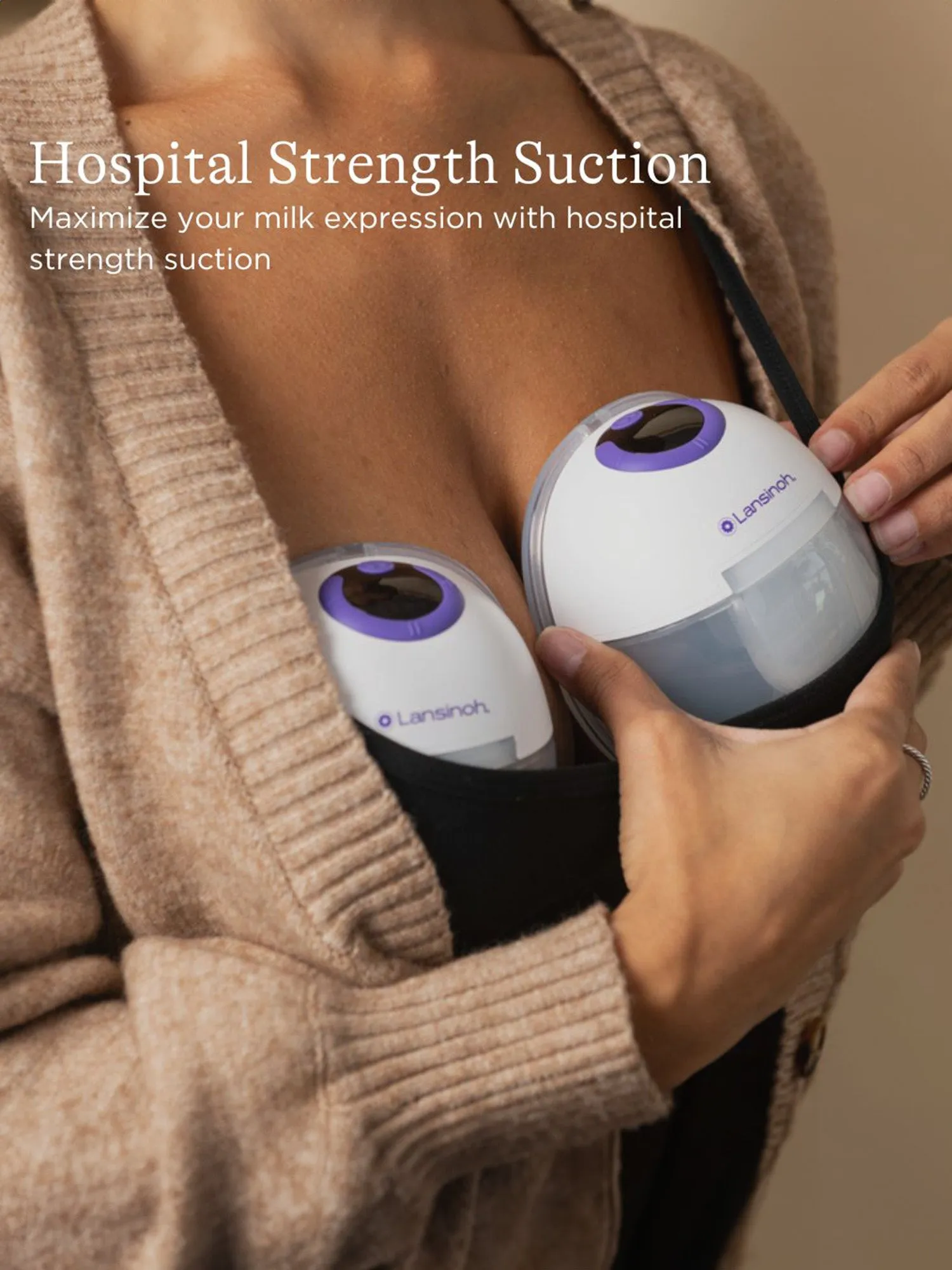 Kindred Bravely for Lansinoh Wearable Pumping Bra   DiscreetDuo™ Wearable Pump Bundle