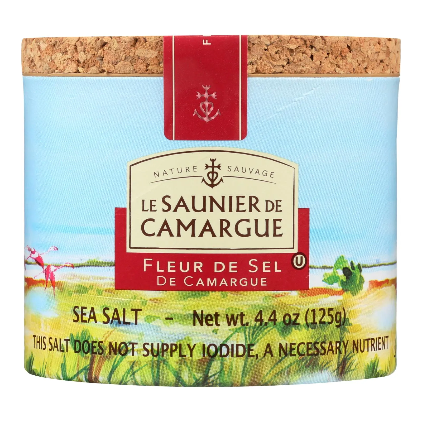 Le Saunier De Camargue French Sea Salt - Fleur de Sel (Pack of 6, 125 Gram)