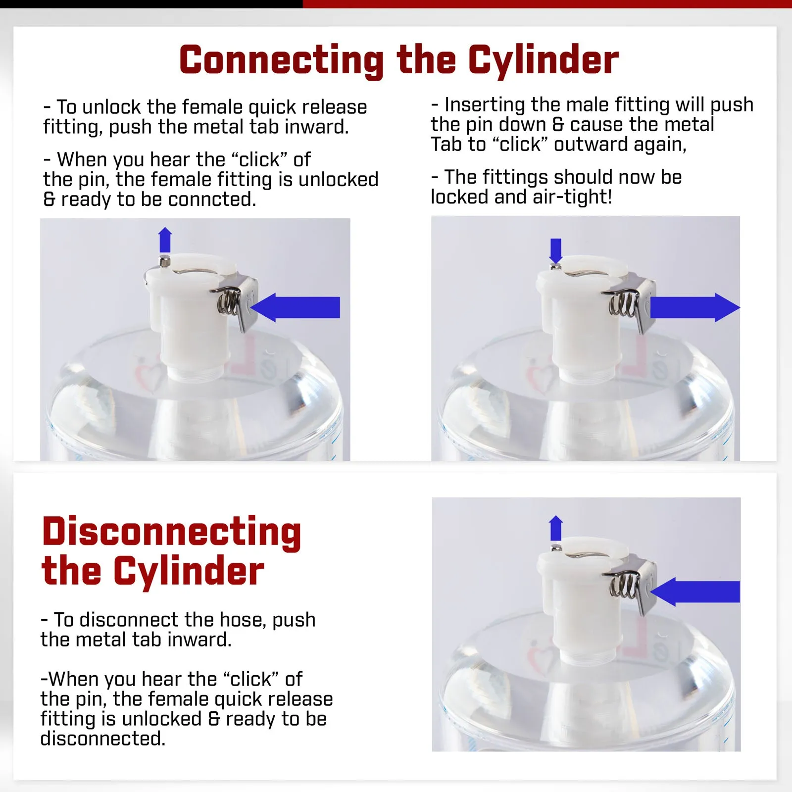 LeLuv JacVac Penis Pump - Swivel Gauge Options - Round Flange Cylinders