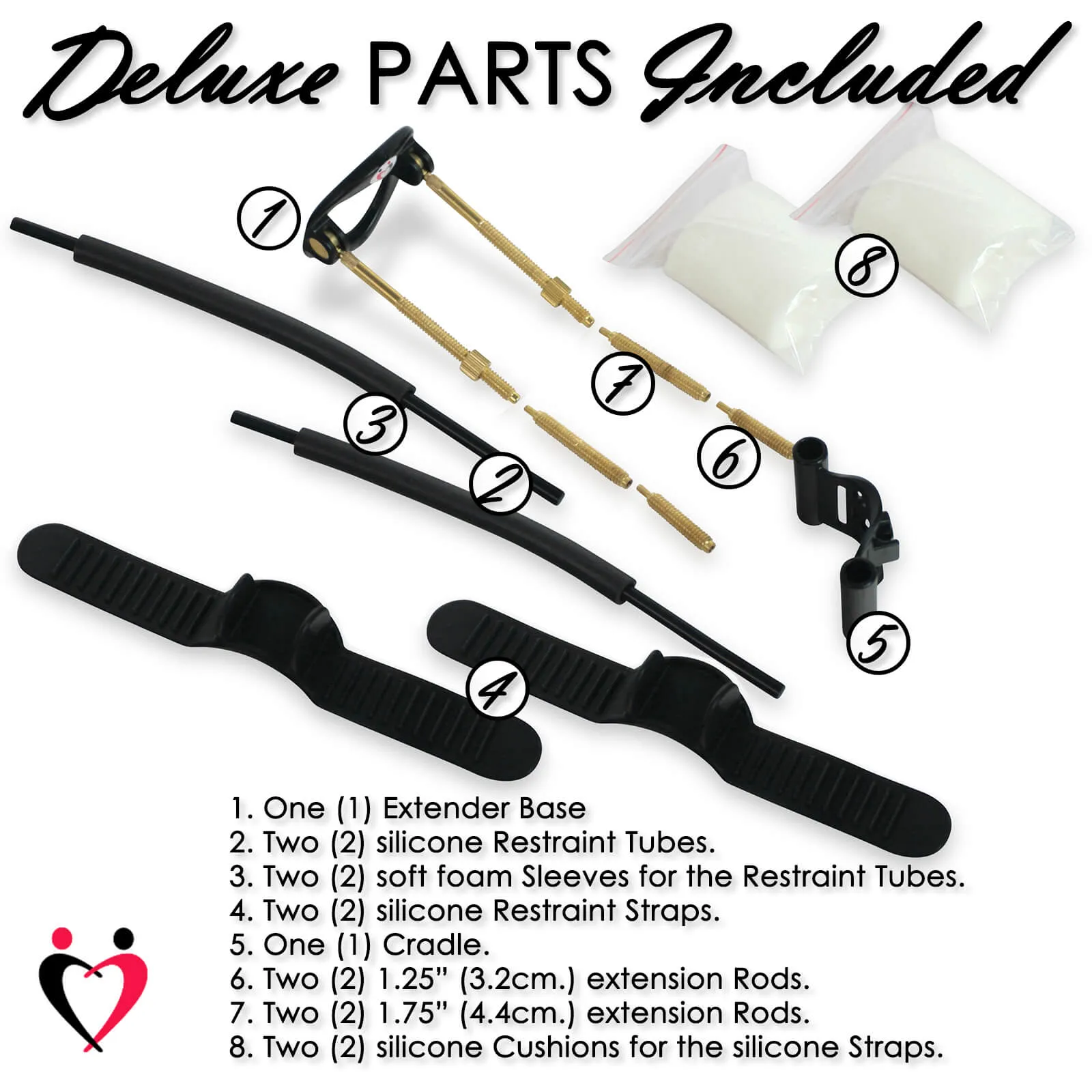 LeLuv Penis Extender SLIDER Kits - Large Diameter Basic, Hybrid or Deluxe