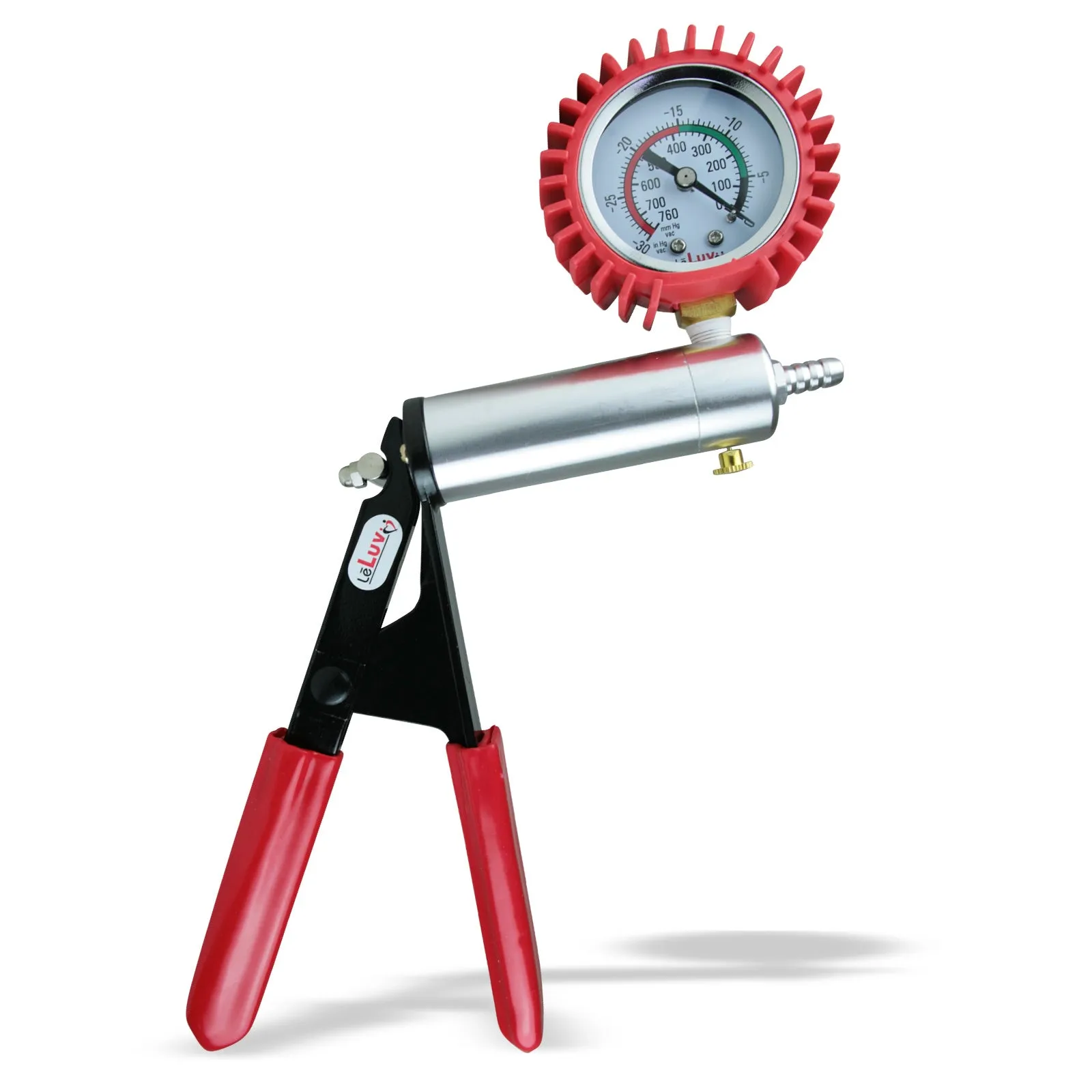 LeLuv ULTIMA Premium Vacuum Pump Handles with Gauge Options | Padded or Ergonomic Grips