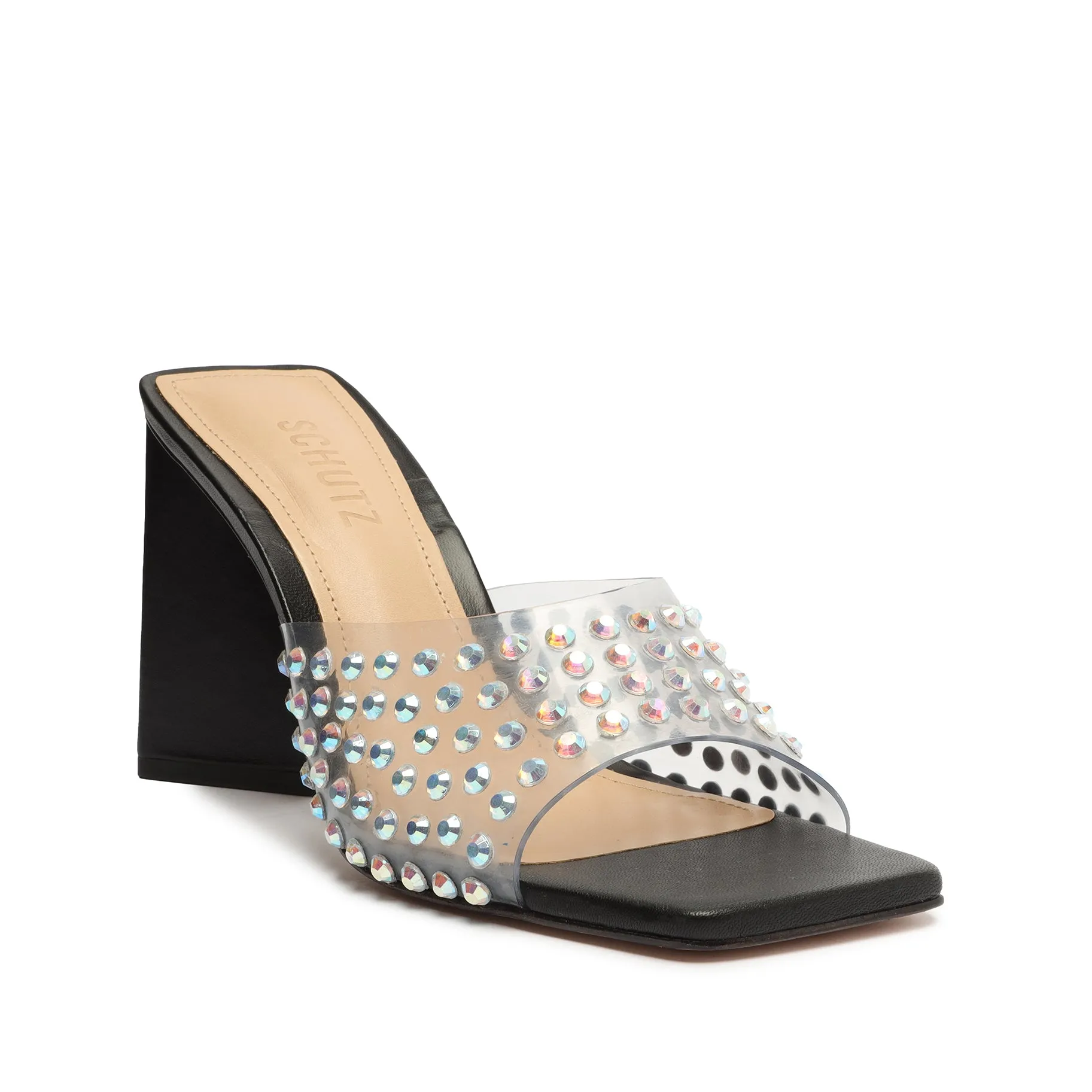 Lizah Crystal Vinyl Sandal