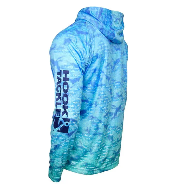 Men's Fish Fractal UV Fishing Hoodie