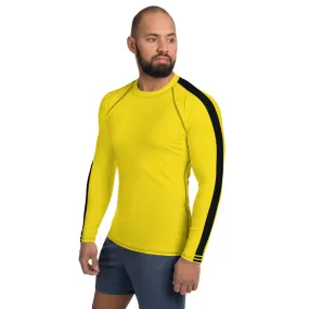 Men's Long Sleeve Bruce Lee Game of Death Compression Rash Guard: Perfect for No Gi BJJ, MMA, Grappling, and Wrestling