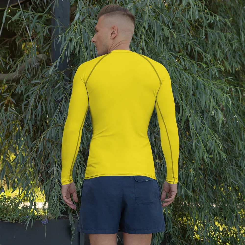 Men's Long Sleeve Bruce Lee Game of Death Compression Rash Guard: Perfect for No Gi BJJ, MMA, Grappling, and Wrestling