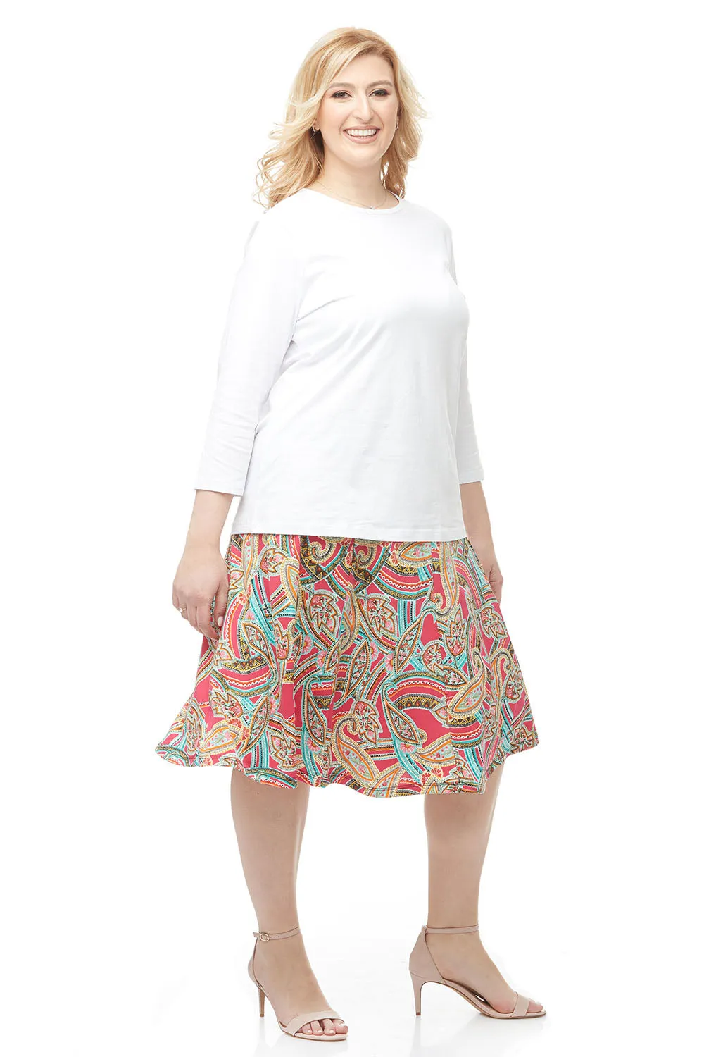 Modest Skirt for Women with Knee Length A-line design 'Florence'