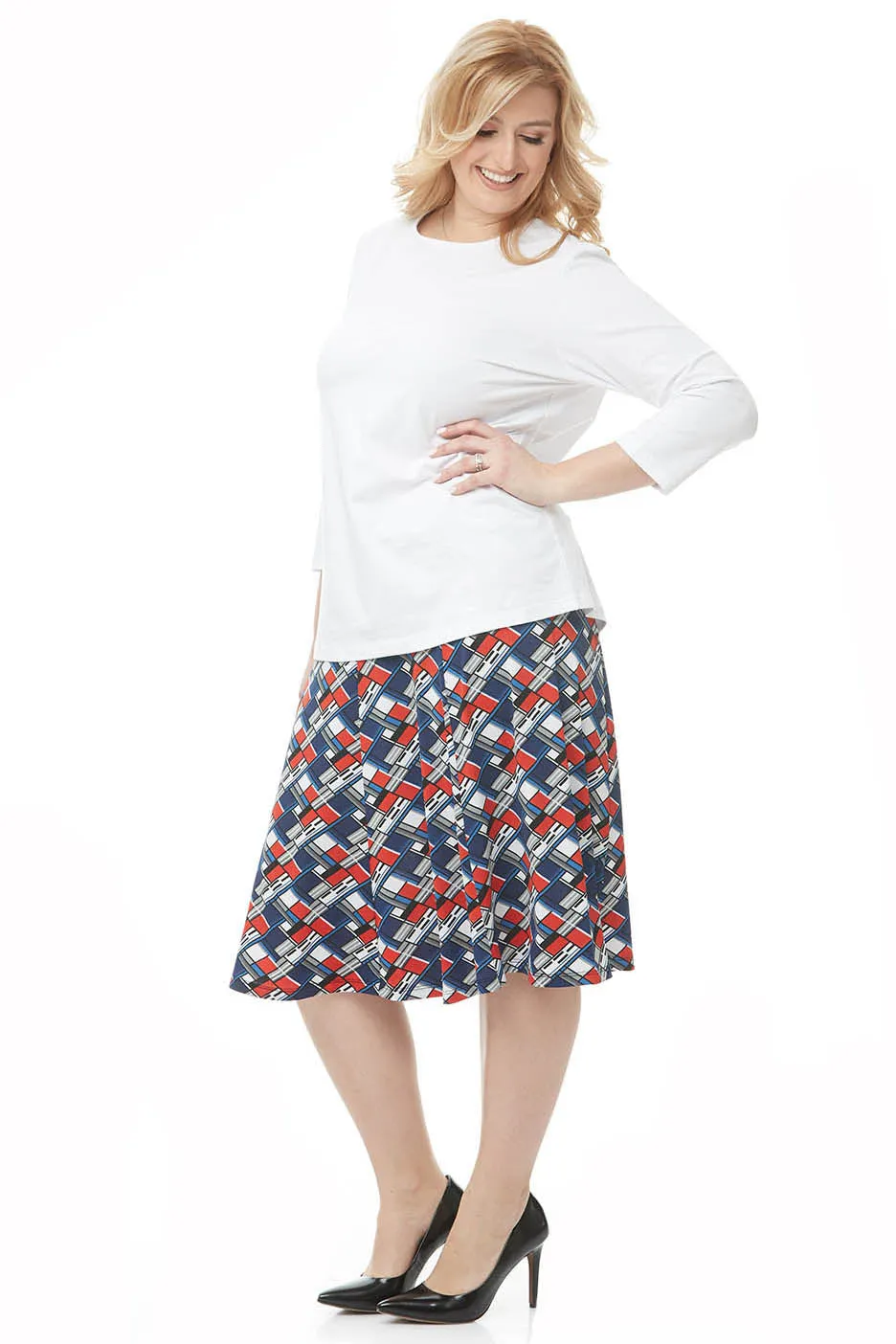 Modest Skirt for Women with Knee Length A-line design 'Florence'