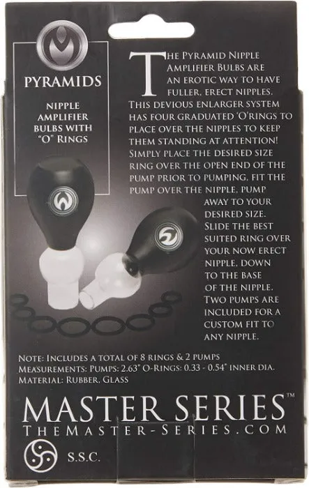 MS Nipple ''Amplifier'' Enlargement Bulbs w/ O-rings