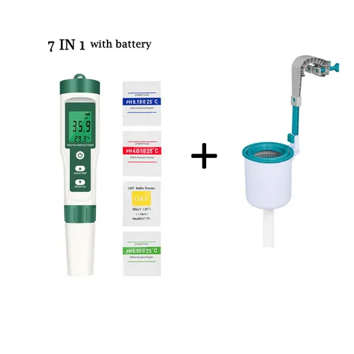 Multifunctional 7-in-1 Water Quality Tester   Skimmer Set