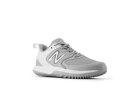 New Balance Women's VELO v3 Turf Softball Shoes - Grey with White - STVELOG3