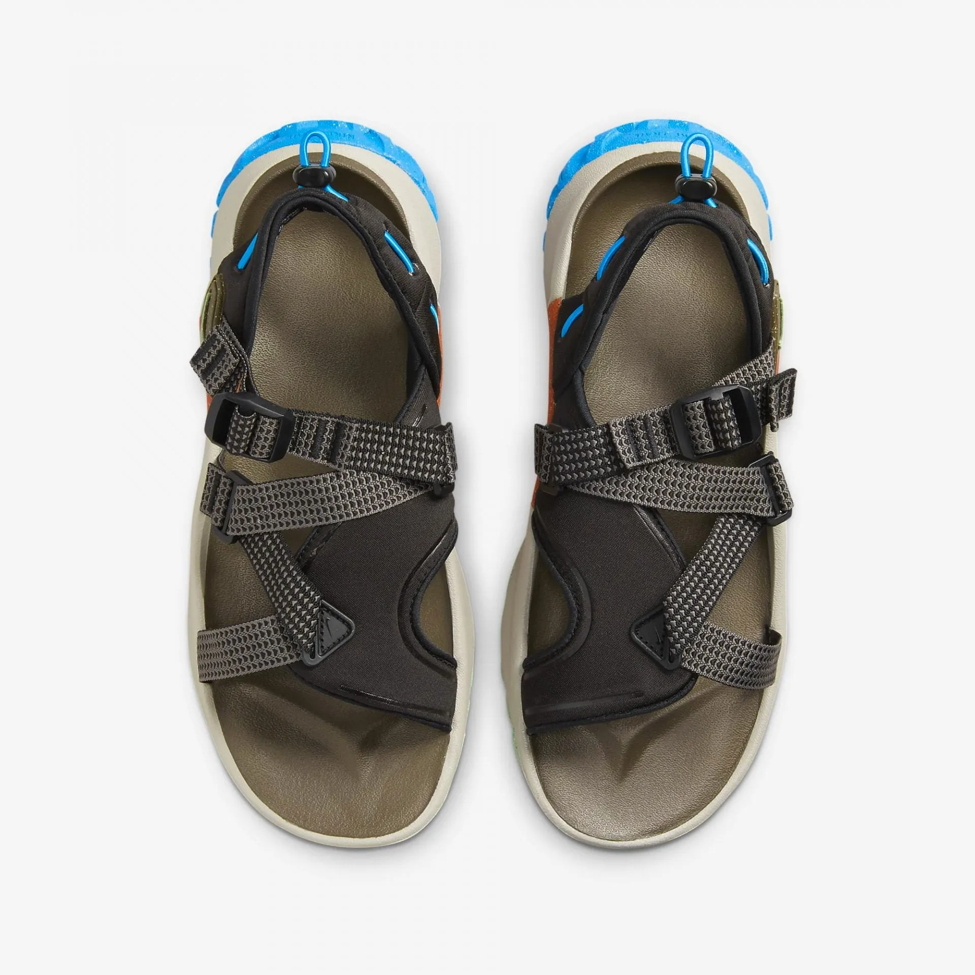 Nike | ONEONTA SANDALS  { BLACK / COBBLESTONE