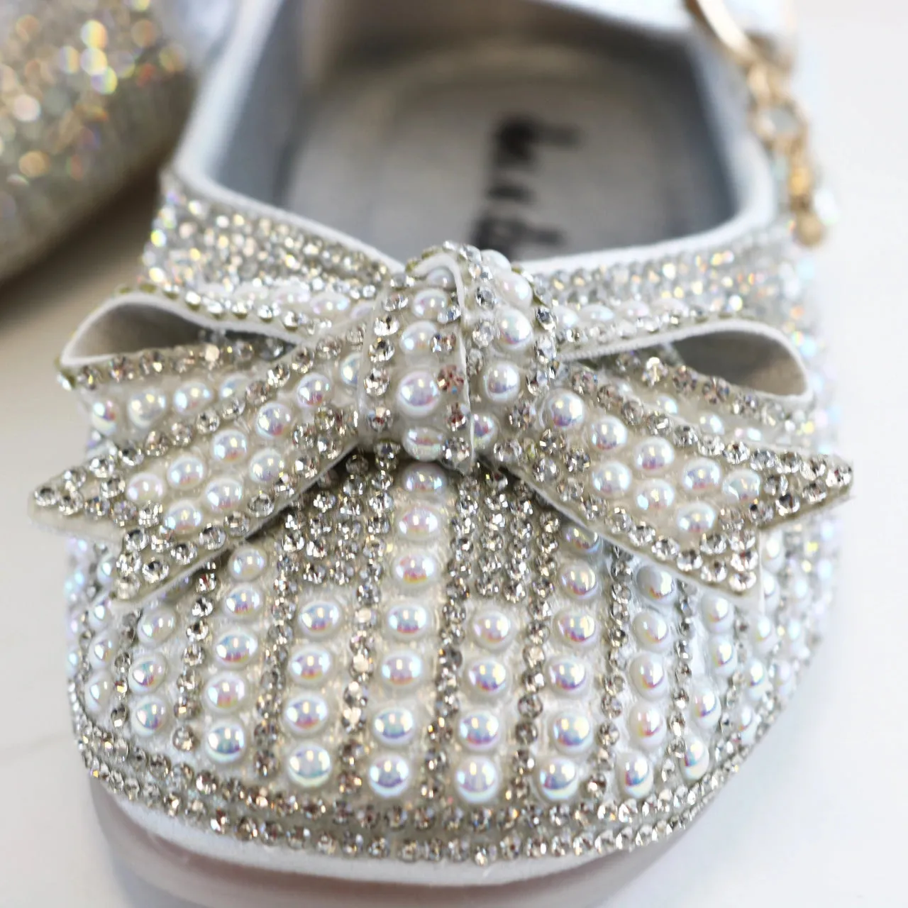 Pearl and Rhinestone Shoes