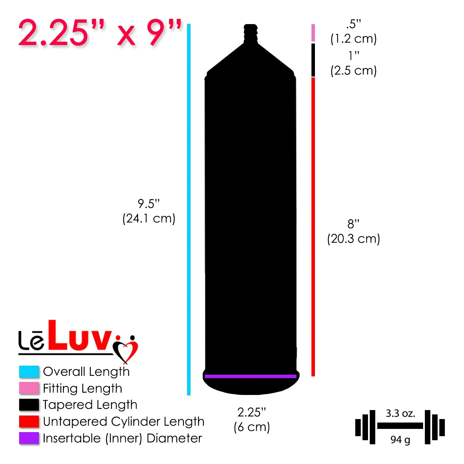 Penis Pump EasyOp Zgrip GOOD | 3 Sized Sleeves