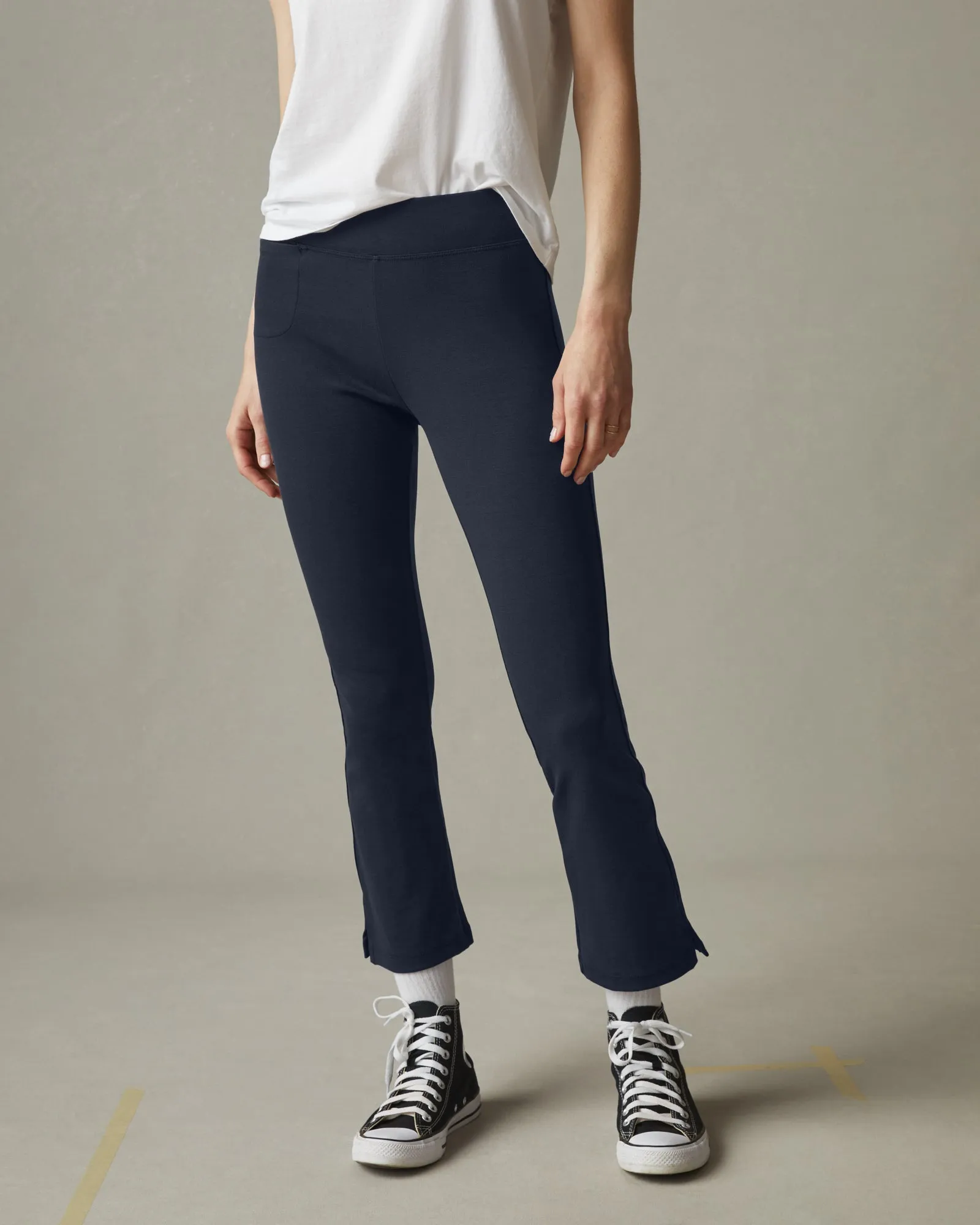 Ponte Kick Flare Pant - Heritage Navy