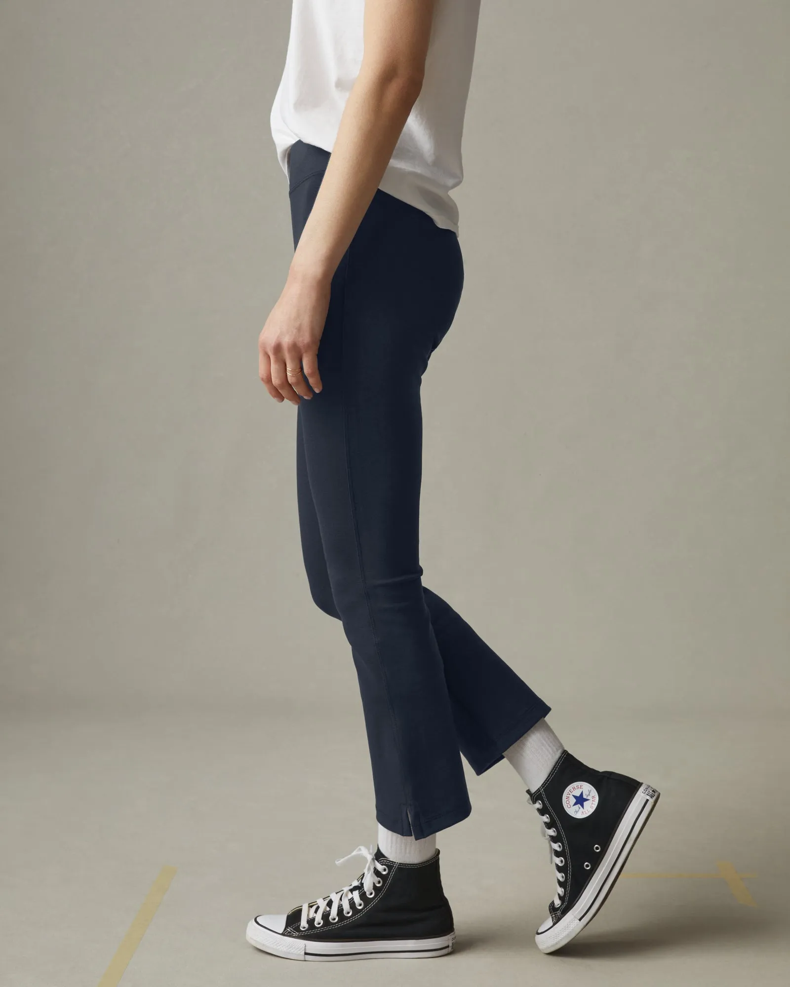 Ponte Kick Flare Pant - Heritage Navy