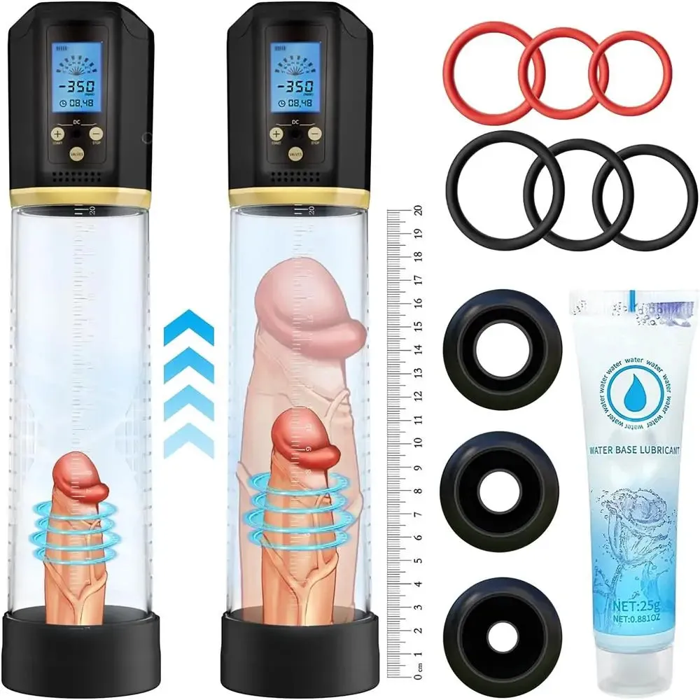 Premium 8 Suction Intensities Electric Penis Vacuum Enlarge Pump 2.0