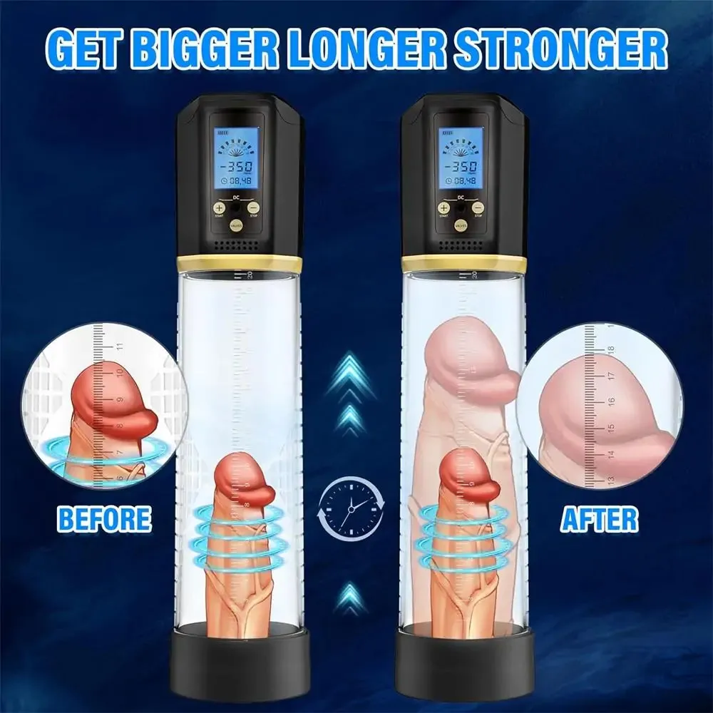 Premium 8 Suction Intensities Electric Penis Vacuum Enlarge Pump 2.0