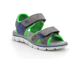 Primigi Tevez Boys Grey-Green Open Toe Sandal