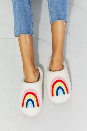 Rainbow Plush Slipper