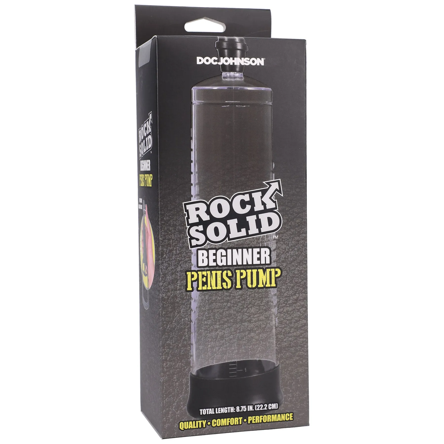 Rock Solid - Beginner Penis Pump - Black/Clear