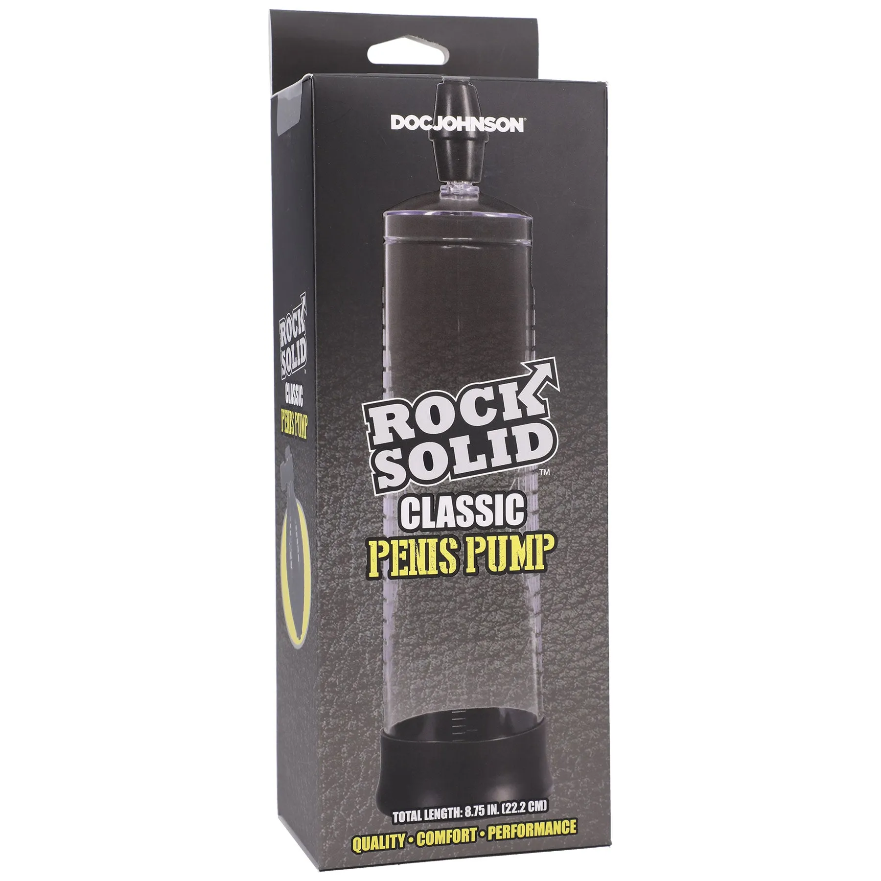 Rock Solid - Classic Penis Pump - Black/Clear