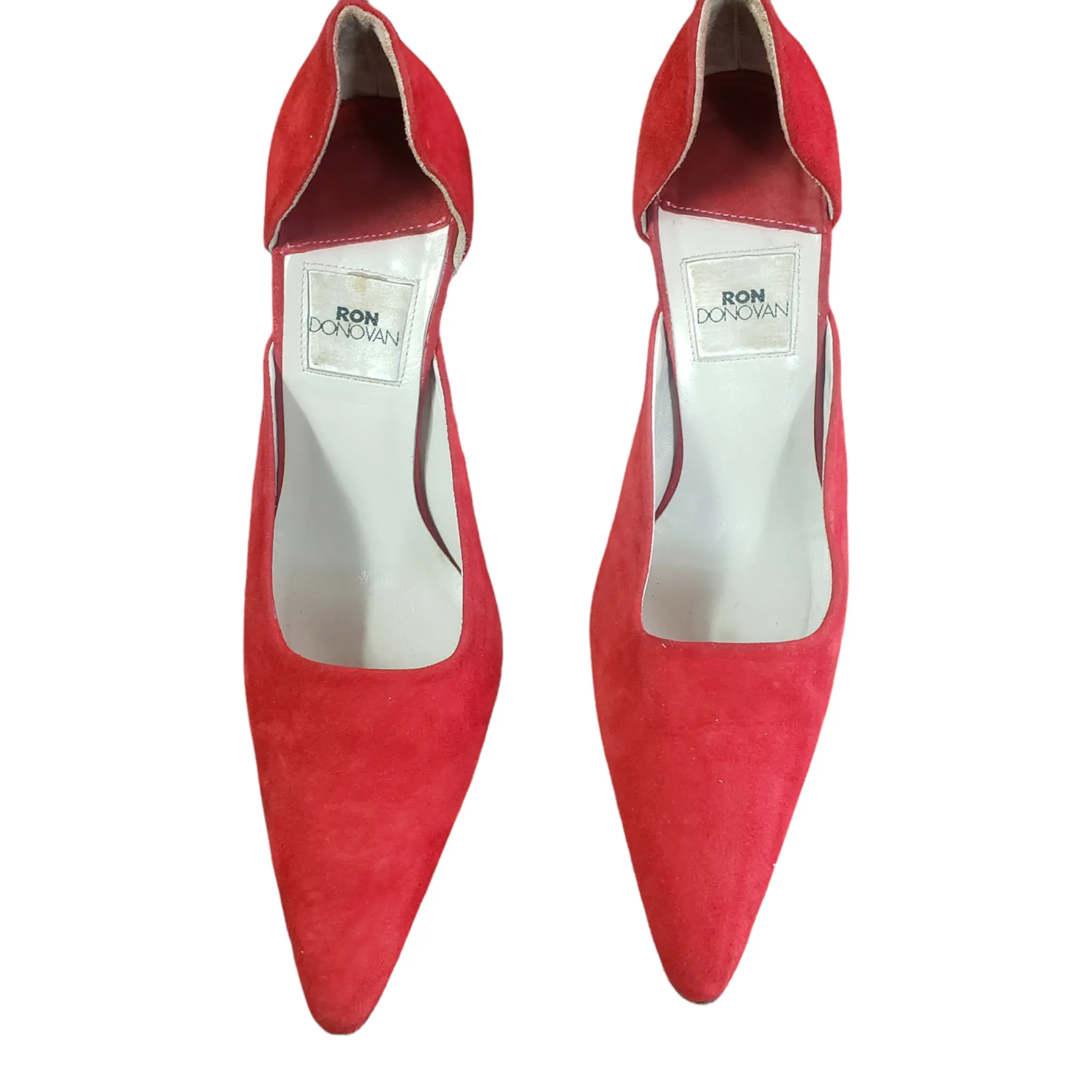 Ron Donovan Red Suede Pump Size 38