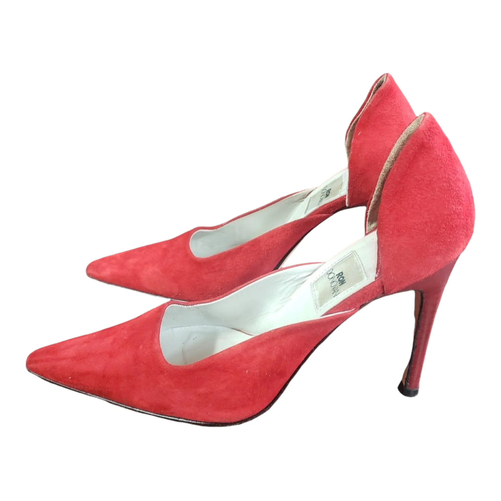 Ron Donovan Red Suede Pump Size 38