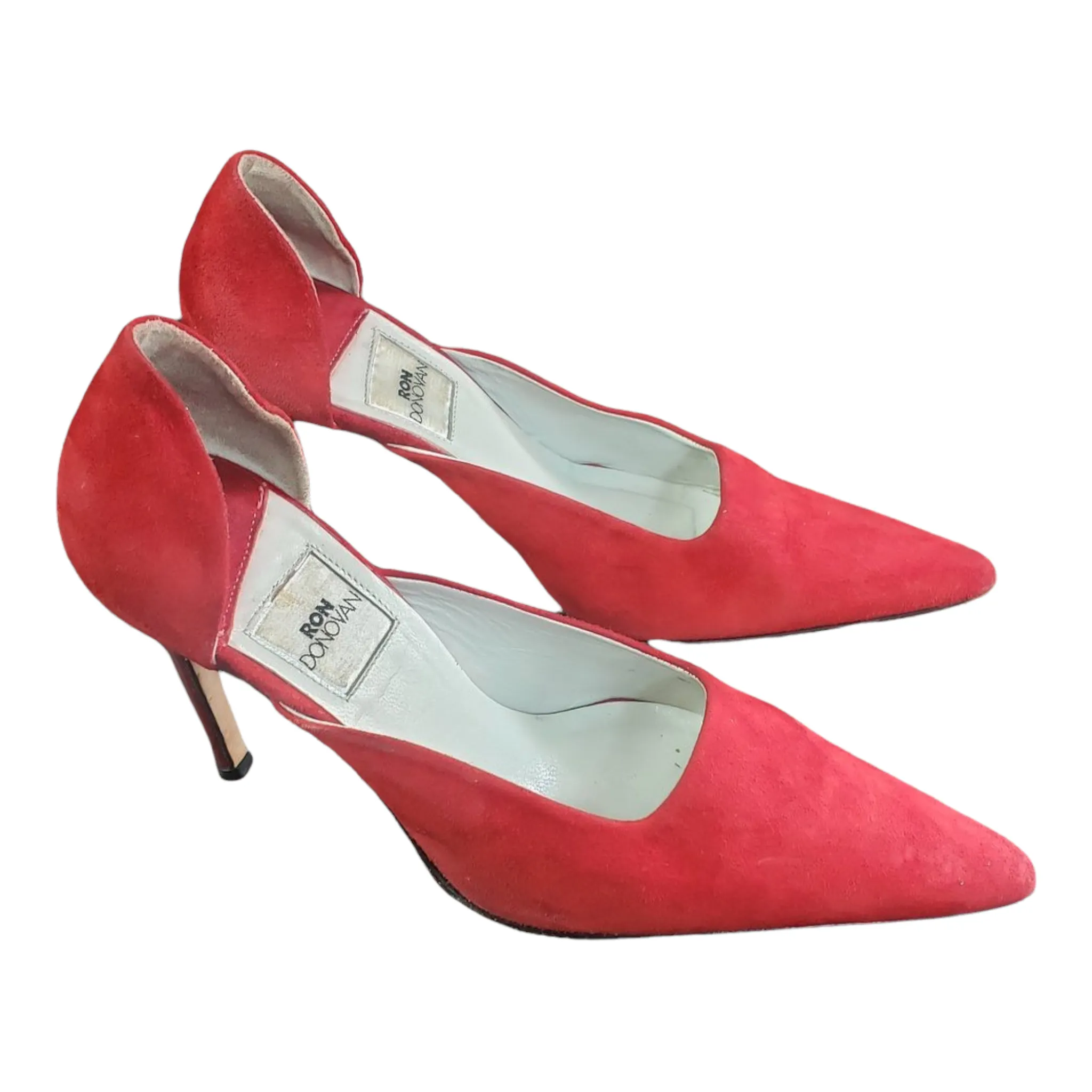 Ron Donovan Red Suede Pump Size 38