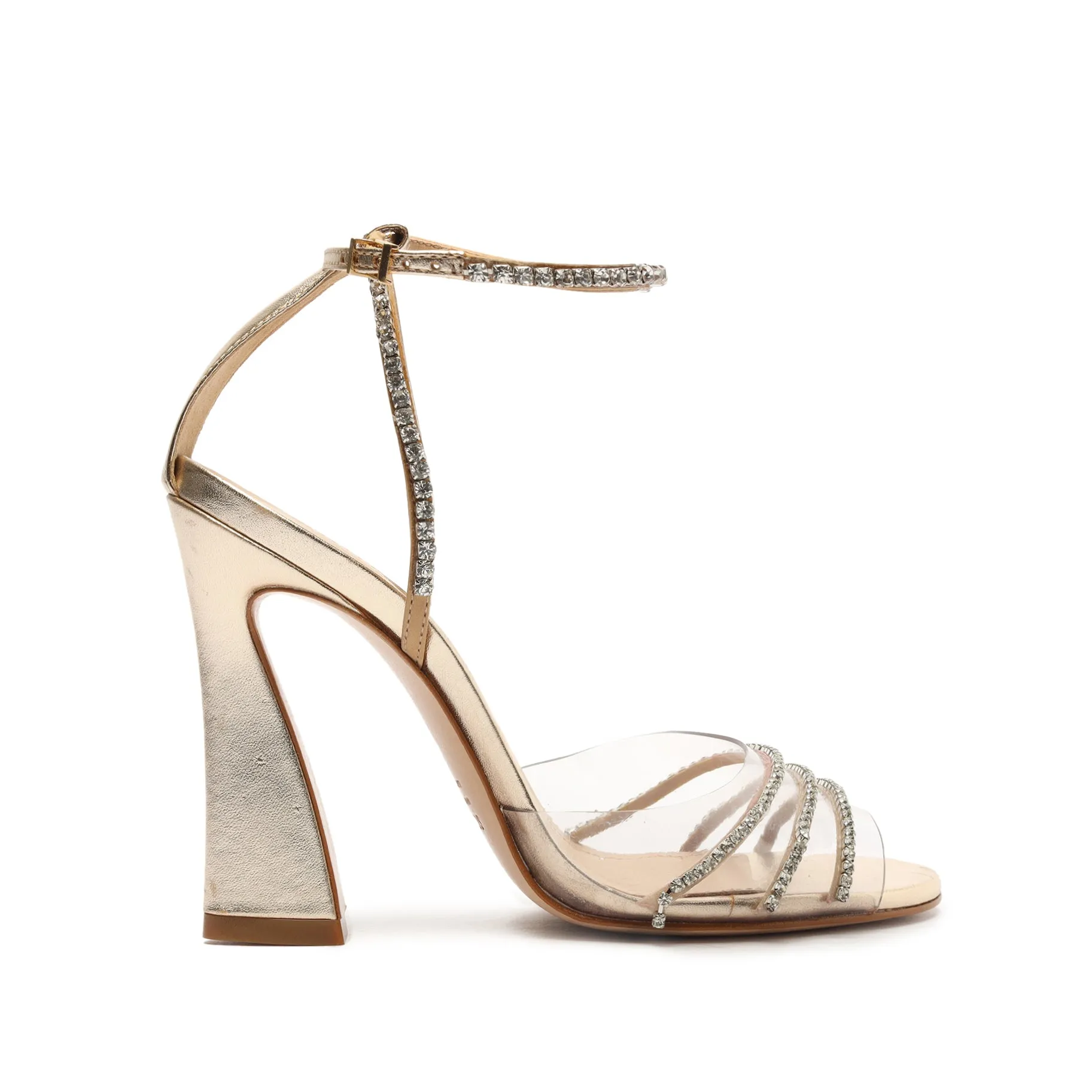 Rowenah Metallic Nappa Leather Sandal