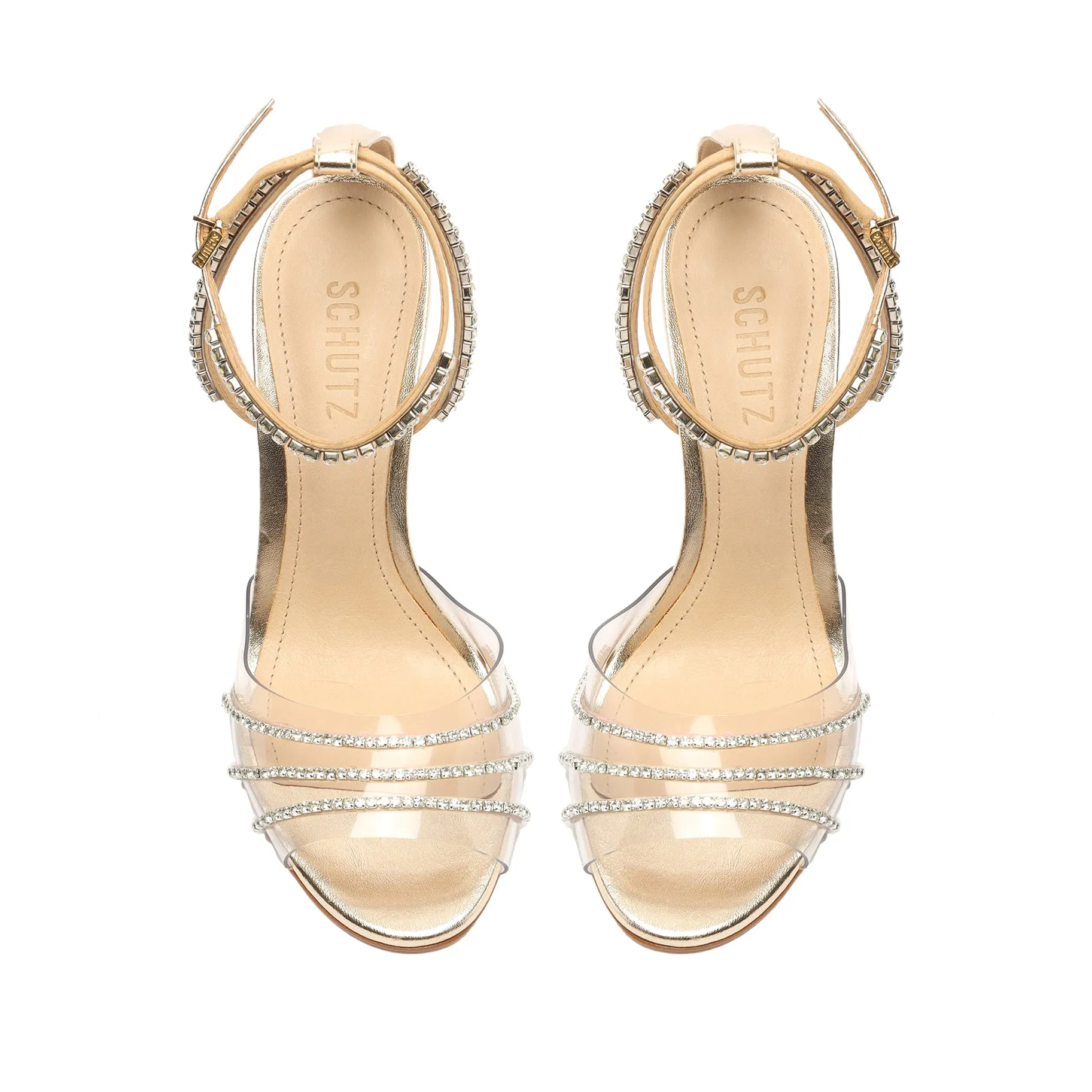 Rowenah Metallic Nappa Leather Sandal