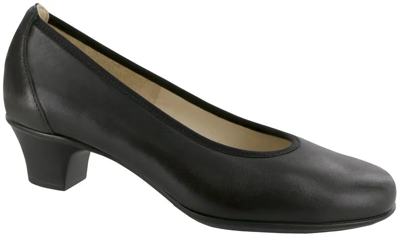 SAS Women's Milano Black Pump-MILANO013-Made in USA-Brandy's Shoes