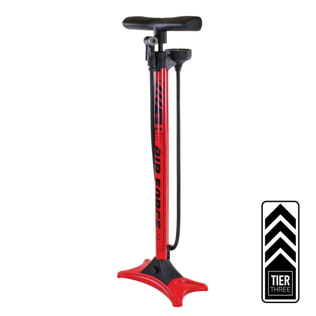 Serfas Air Force Tier Three Floor Pump w/ Gauge