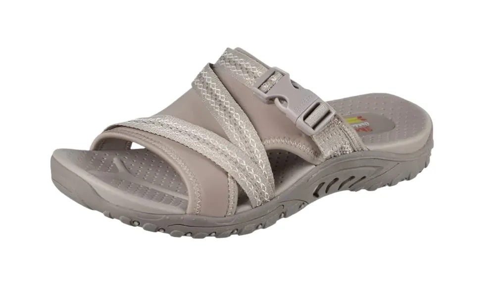 Skechers Womens Reggae Slide Thru Taupe