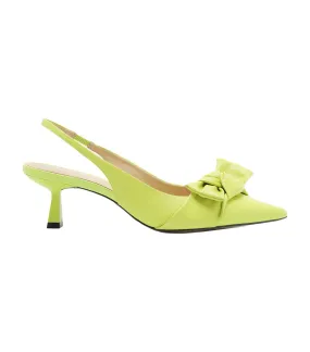 Slingback Maxi Lace Pumps Fresh Lime