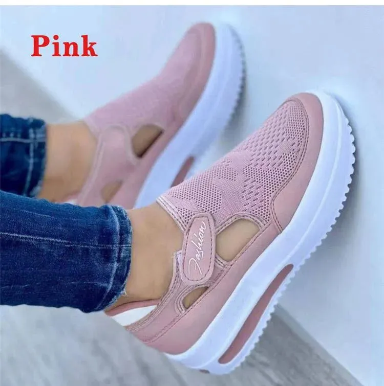 Sneakers Womens Casual Shoes Female Platform Shoes Ladies Shoes Mesh Breathable Comfort Tennis Women Shoes