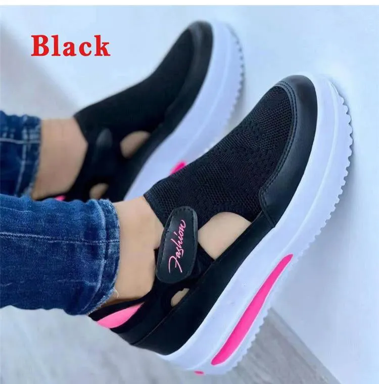 Sneakers Womens Casual Shoes Female Platform Shoes Ladies Shoes Mesh Breathable Comfort Tennis Women Shoes