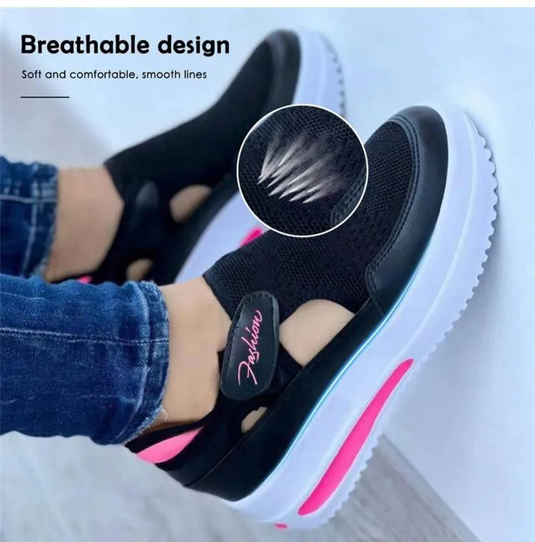 Sneakers Womens Casual Shoes Female Platform Shoes Ladies Shoes Mesh Breathable Comfort Tennis Women Shoes