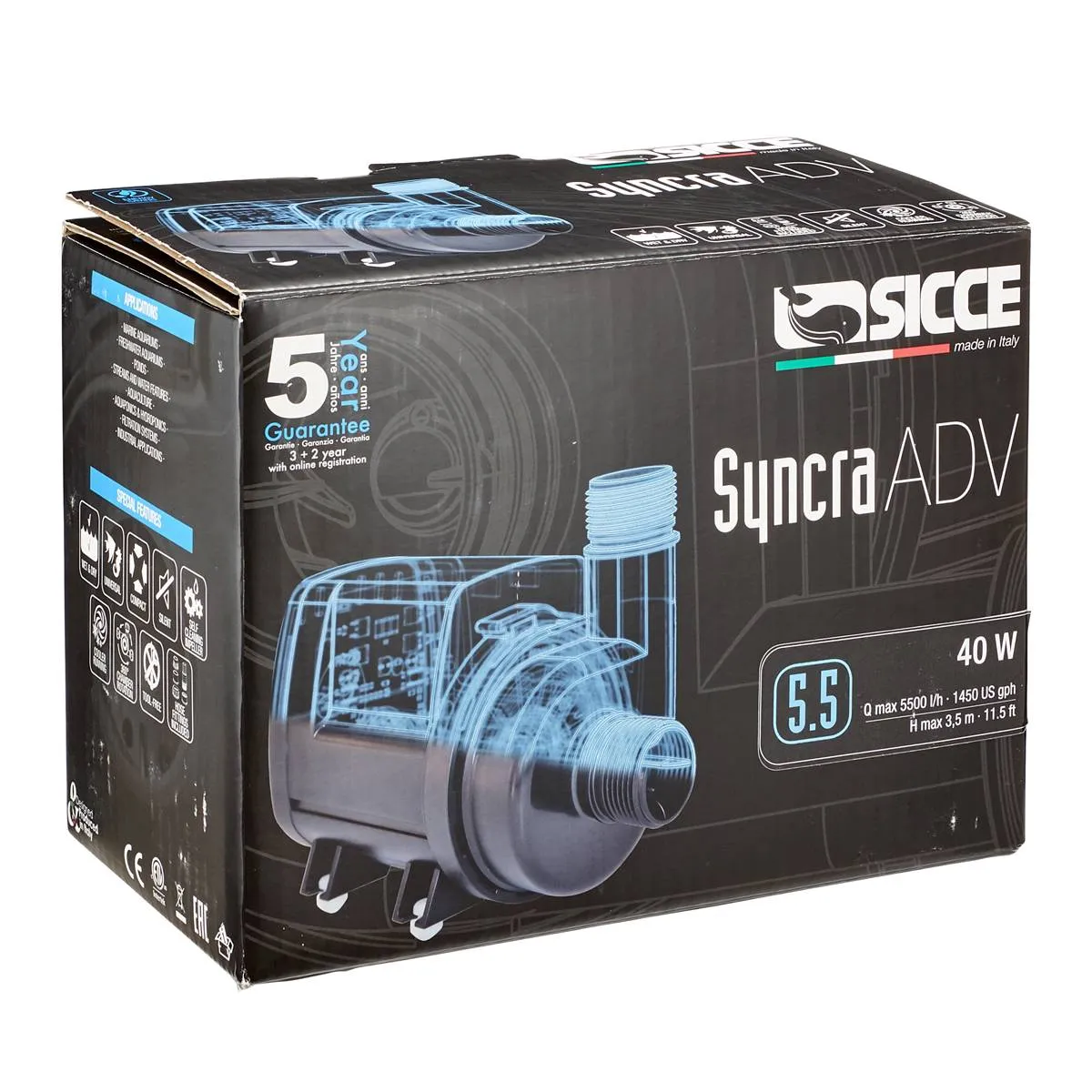 Syncra ADV 5.5 Water Pump - Sicce