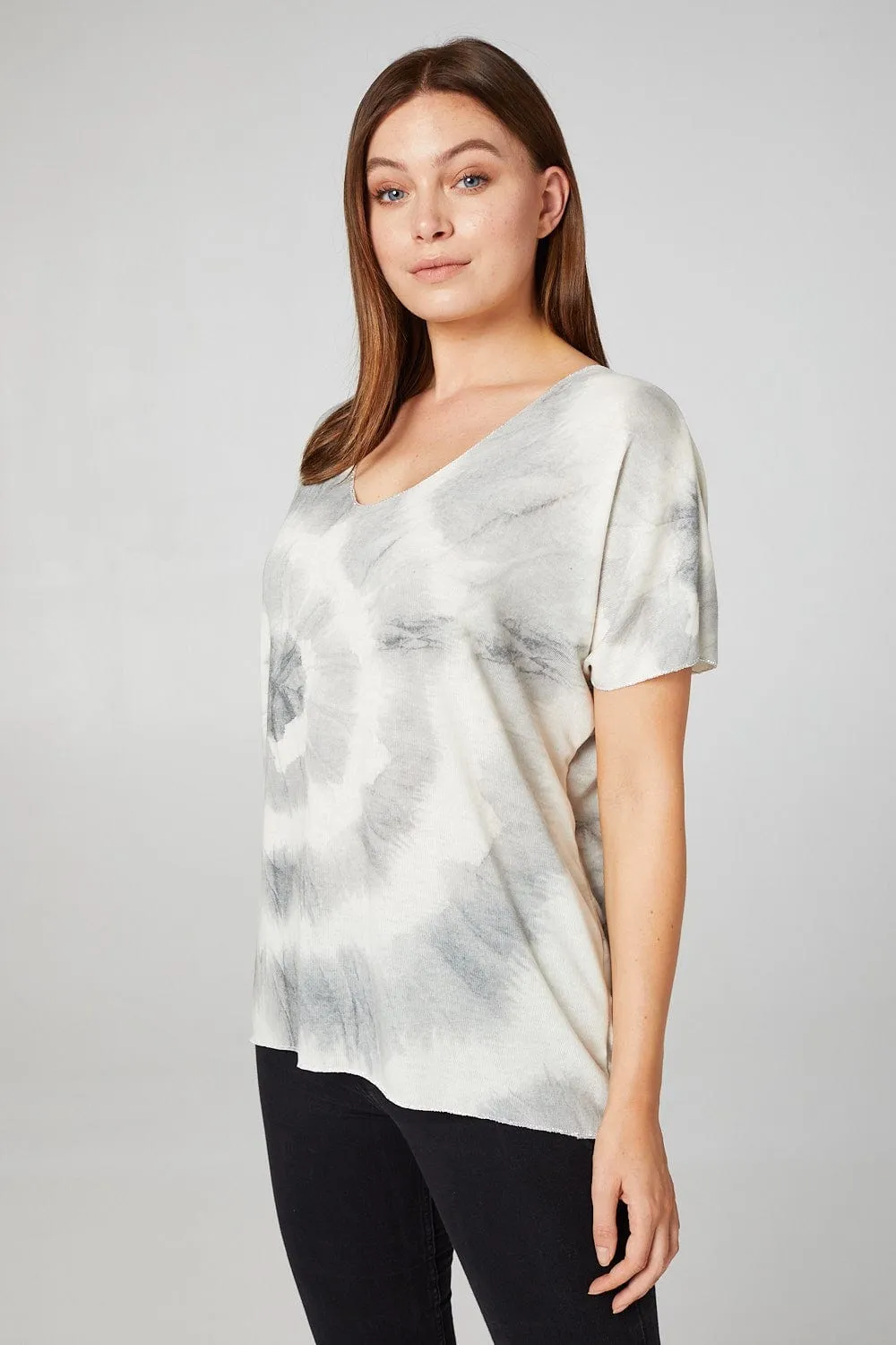 Tie Dye V-Neck T-Shirt