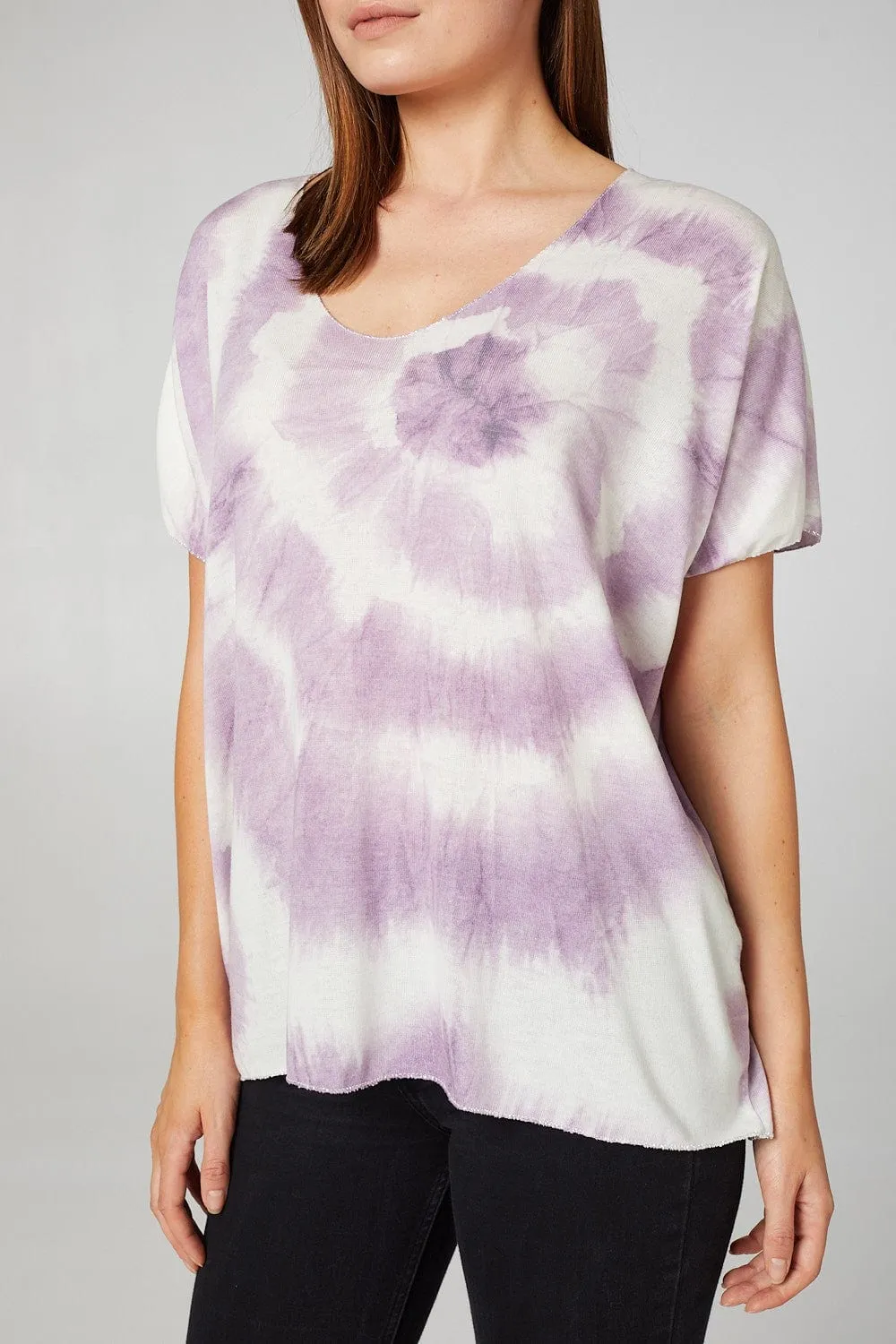 Tie Dye V-Neck T-Shirt