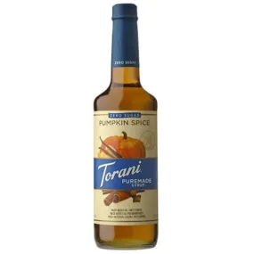 Torani Zero Puremade Pumpkin Spice Syrup, 750 ml *LOCAL PICKUP ONLY*