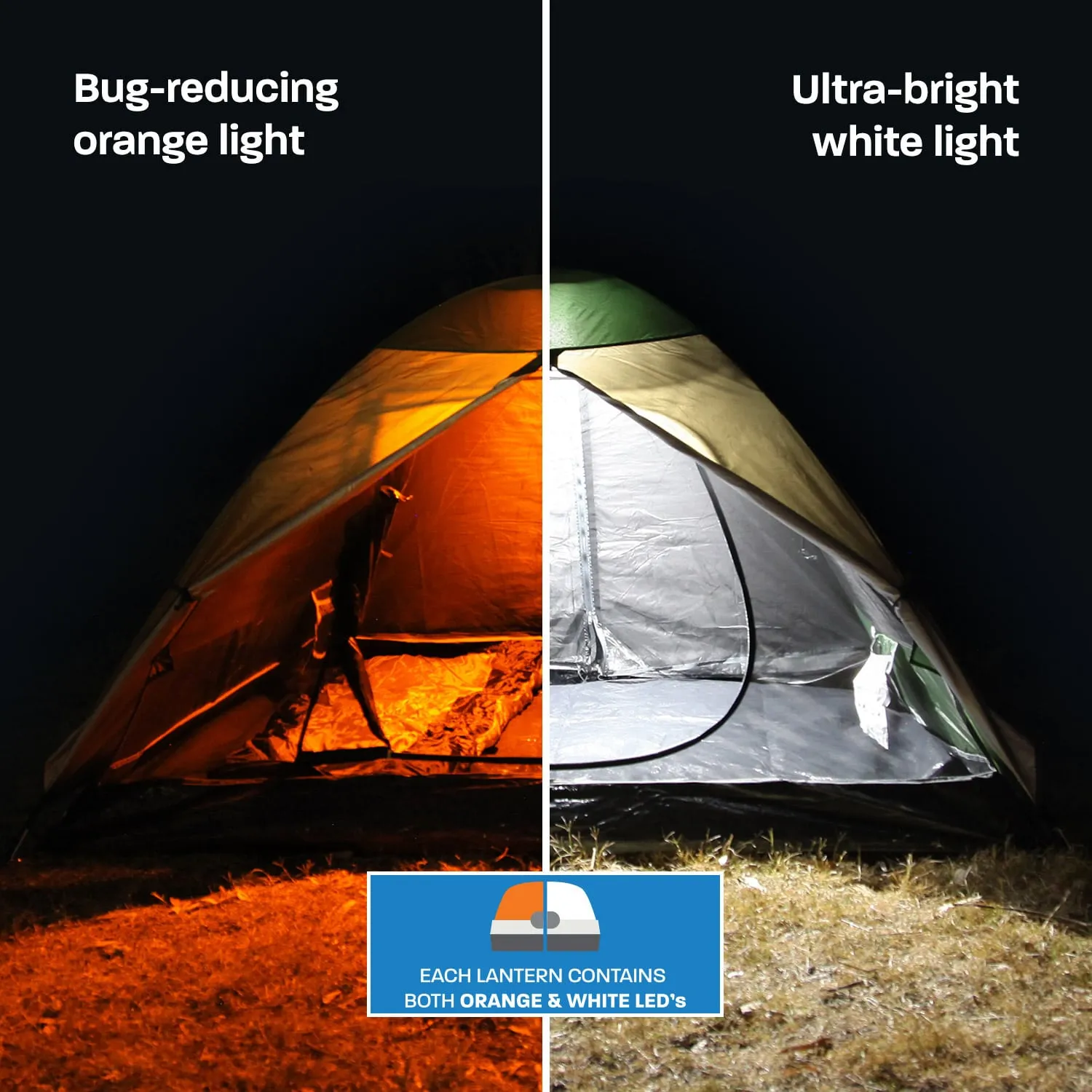 U-Lite&trade; Dual Colour LED Lantern