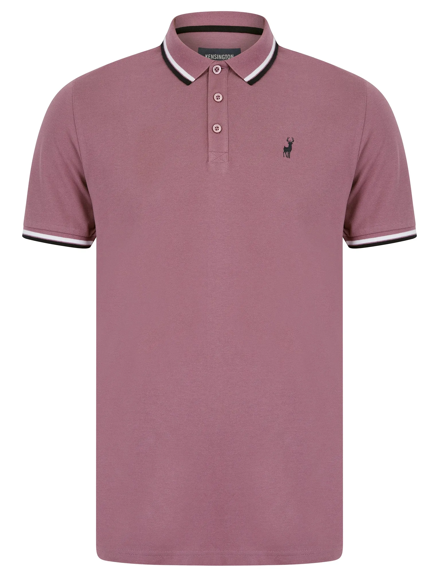 Underwood 2 Cotton Pique Polo Shirt in Grapeade - Kensington Eastside